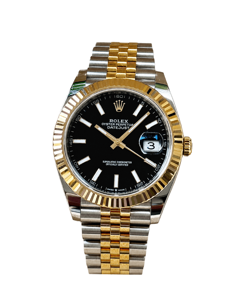 Datejust41 Black-Yellow gold